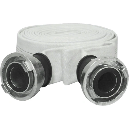 Wąż strażacki parciany 20m 1" z końcówkami 8 bar