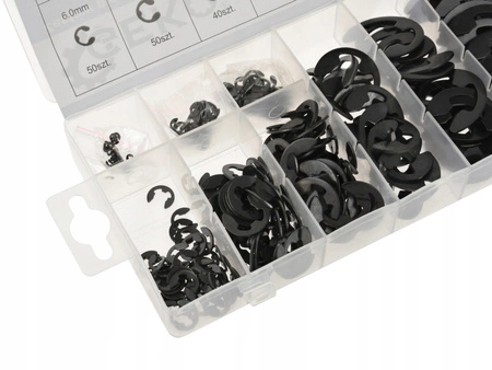 Zestaw pierścieni osadczych Segera zewnętrzne - 300 elementów E-10537