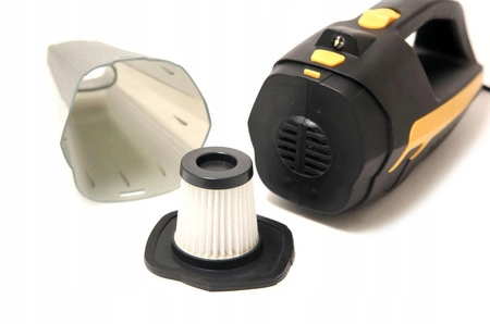 Odkurzacz samochodowy, filtr Hepa, ssawki 12V 80W