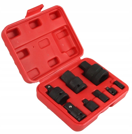 Redukcje - adaptery udarowe 1/4 3/8 1/2 3/4 1 - 8 elementów