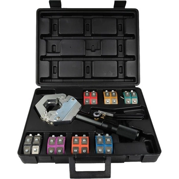 Zaciskarka A/C do końcówek węży klimatyzacji zestaw