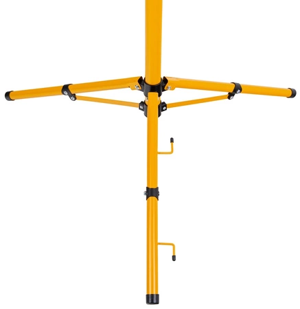 Lampa led naświetlacz budowlany barwa biała zimna 6500K 50W + statyw teleskopowy + przewód