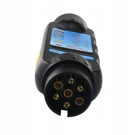 Tester gniazda wtyczki przyczepy haka + 2 adaptery