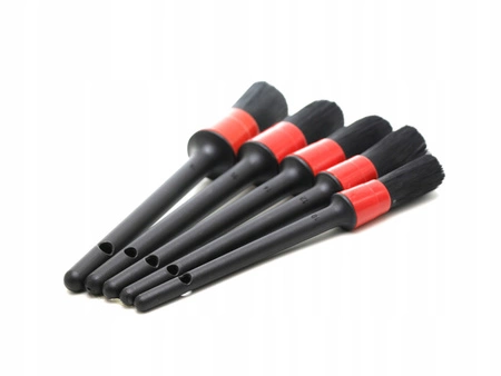 Pędzle do detailingu i czyszczenia samochodu, zestaw 5szt.