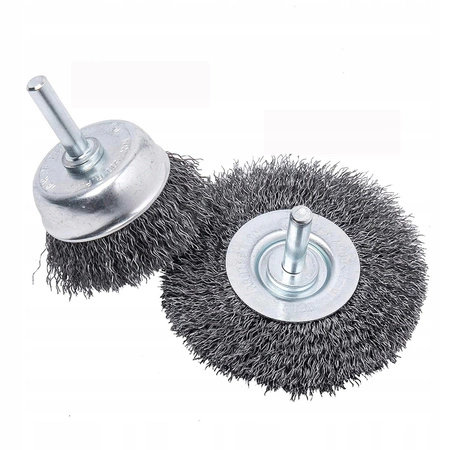 Zestaw szczotek drucianych do wiertarki - 6 sztuk