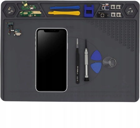 MATA SERWISOWA SILIKONOWA DO LUTOWANIA PODKŁADKA ANTYSTATYCZNA 350x220mm