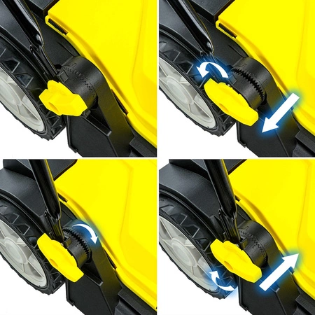 Zamiatarka ręczna do kostki brukowej i podjazdów 65cm