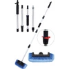 Szczotka teleskopowa do mycia auta i paneli fotowoltaicznych Hydroszczotka składana 290x180mm/1000-1740mm