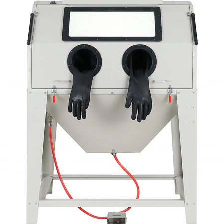 Piaskarka kabinowa z odpylaczem 350l otwierana do góry