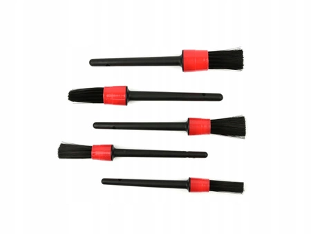 Pędzle do detailingu i czyszczenia samochodu, zestaw 5szt.