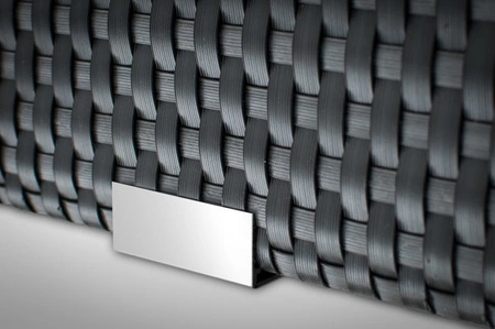 Donica ogrodowa technorattanowa 108x39x43cm RD03 - Antracyt