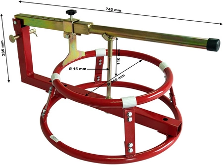 MONTAŻOWNICA MOTOCYKLOWA DO OPON MOBILNA 16-21"
