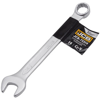 Klucz płasko-oczkowy 14mm, JCB