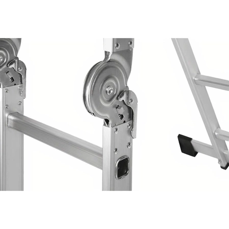 Drabina aluminiowa składana z platformą 4x3 346cm