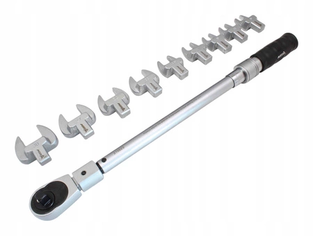 Klucz dynamometryczny z wymiennymi końcówkami 40-210Nm