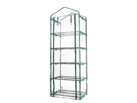 Mini szklarnia ogrodowa 5 półek, 195x70x50cm
