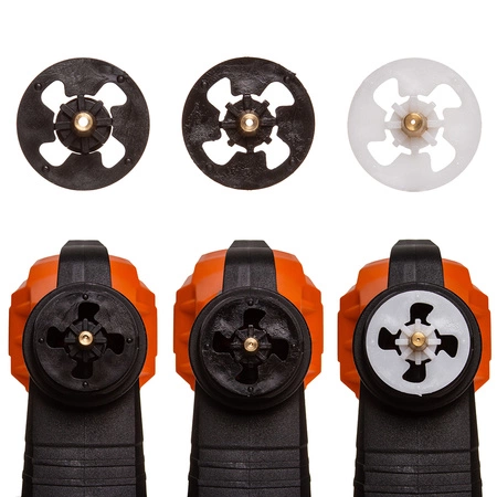 Pistolet do malowania elektryczny 32000 obr/min 550W + 3 dysze 1-2.5