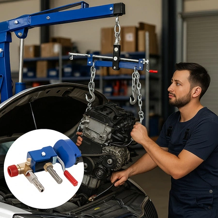 Żuraw warsztatowy - zblocze żurawia balanser 750kg