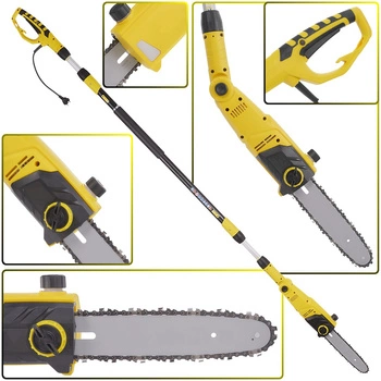 Piła elektryczna łańcuchowa do gałęzi na wysięgniku, 710W