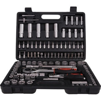 Klucze nasadowe 1/4'' 1/2'' torx typH + bity zestaw, 108el.