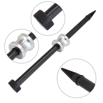 Ściągacz bezwładnościowy do podkładek wtryskiwaczy