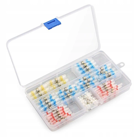 Termokurczliwe rurki z cyną - Zestaw 151 sztuk