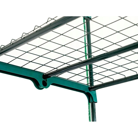 Mini szklarnia ogrodowa balkonowa pionowa foliak 4 półki, 160x70x50 cm