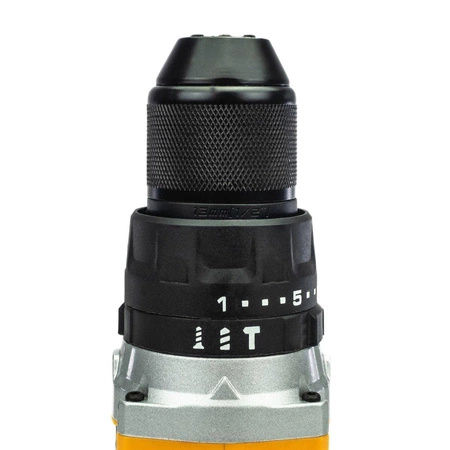 Wiertarko-wkrętarka akumulatorowa 18V 65Nm + akumulator 2Ah + ładowarka + torba zestaw, JCB