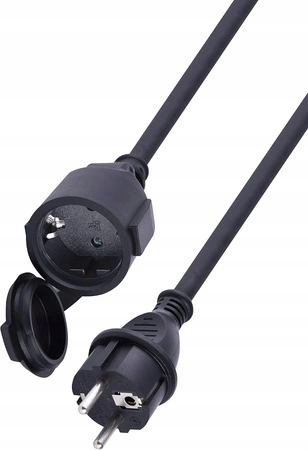 PRZEDŁUŻACZ OGRODOWY DO LAMPEK KOSIARKI BUDOWLANY 10m 3 x 2,5mm Zewnętrzny