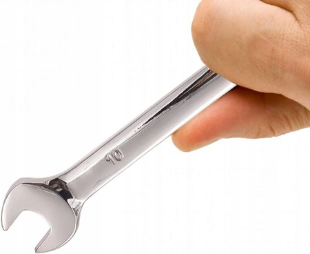 KLUCZ PŁASKO-OCZKOWY Z GRZECHOTKĄ 12mm CRV MOCNY