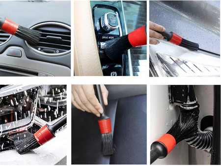 Pędzle do detailingu i czyszczenia samochodu, zestaw 5szt.