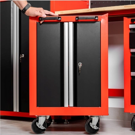 Zestaw meble warsztatowe 13 el. + wiertła do metalu HSS 1-10mm 170szt.