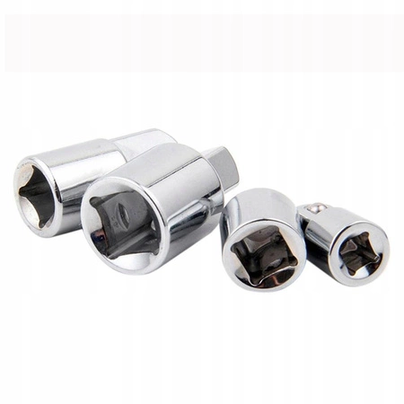 Redukcje adaptery 1/2; 3/8; 1/4 - 4 sztuki