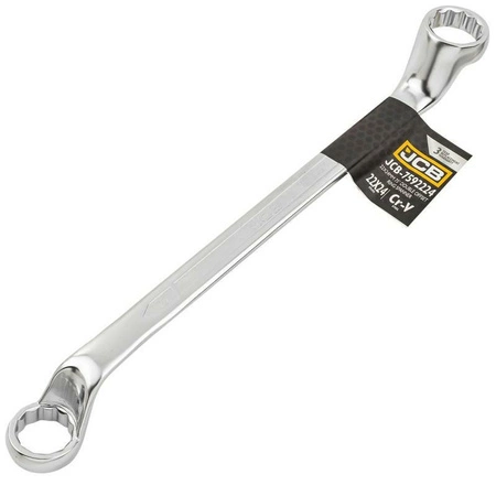 Klucz oczkowy odgięty o 75 stopni 22x24mm