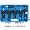 Tester szczelności układu chłodzenia z adapterami, zestaw 5 elementów