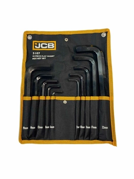 Zestaw kluczy IMBUS 10el. na płachcie (6-22mm)