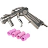 Piaskarka pistolet do piaskarki kabinowej + 4 dysze 90/220/350