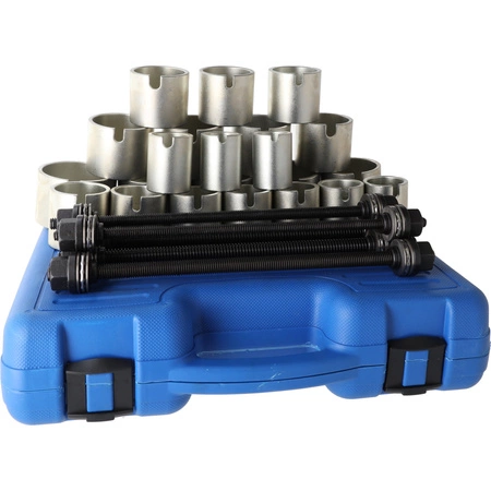 Ściągacz tulei wahacza zestaw ściągaczy i adapterów do łożysk M10-M18, 27el.