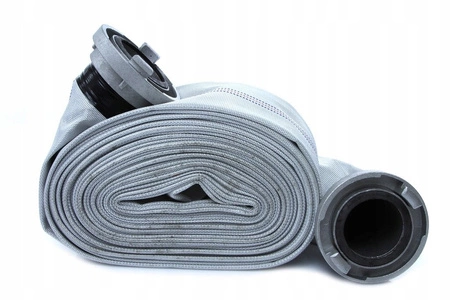 WĄŻ STRAŻACKI PARCIANY DO WODY SZAMBA 2 CALE 20M Z SZYBKOZŁĄCZAMI DO POMPY