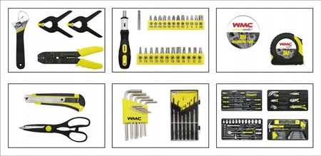 Narzędziowa szafka warsztatowa 253 elementy