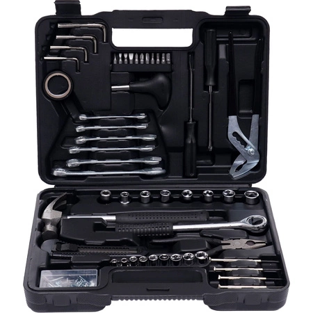 Zestaw narzędzi klucze bity wkrętaki, 141 elementów