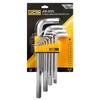 Klucze imbusowe długie 2-19mm zestaw 13el.,JCB
