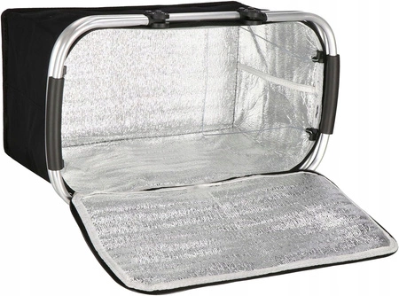 KOSZ KOSZYK PIKNIKOWY PLAŻOWY SKŁADANY TERMICZNY TURYSTYCZNY IZOLACYJNY 30L