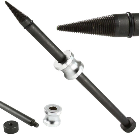 Ściągacz bezwładnościowy do podkładek wtryskiwaczy