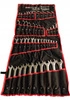 KLUCZE PŁASKO OCZKOWE GIĘTE TORX ZESTAW 6-32 47el