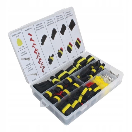 Złącze hermetyczne samochodowe- zestaw kostek 325 el