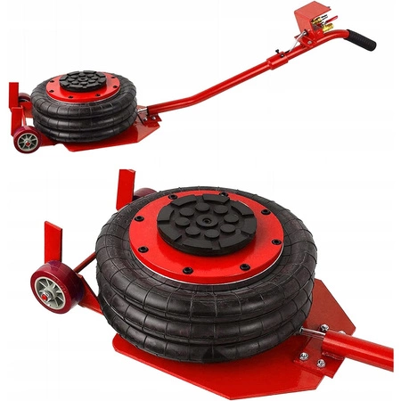 Podnośnik pneumatyczny bałwanek 3.5 Tony + guma