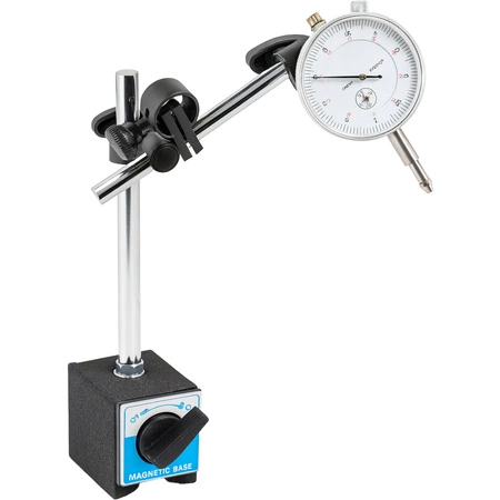 Czujnik zegarowy ze statywem magnetycznym 0-10mm