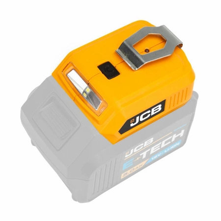 Adapter do ładowania USB z latarką LED, JCB