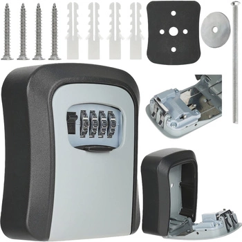 Sejf na klucze aluminiowy z szyfrem kodowym